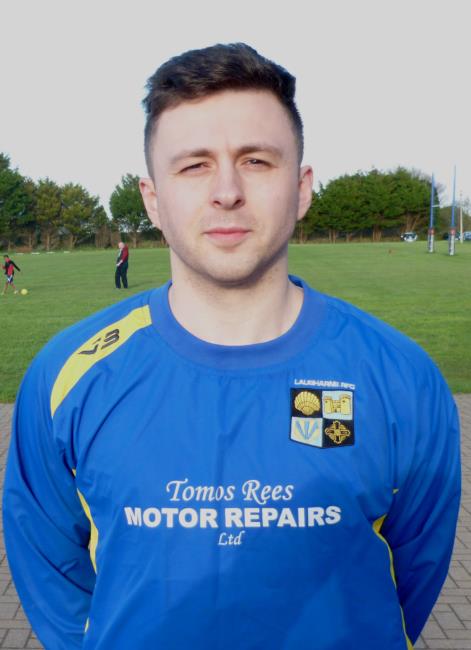 Tom Davies - try hat-trick for Laugharne full back